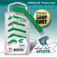 Chenilles par 6 “Drop” Couleur : VERT SAPIN TRANSLUCIDE